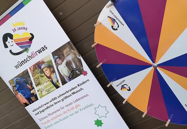 Das wünschdirwas Glücksrad