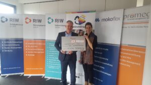 Die Spender mit dem großem Scheck