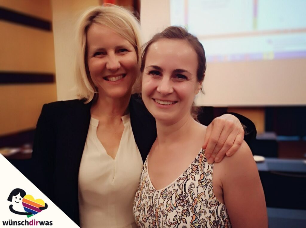 Dr. Kerstin Smid und Nina Saure