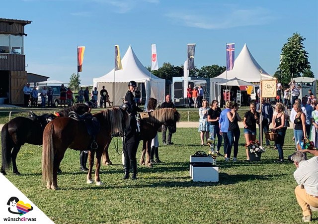 Wünschdirwas 30 jähriges Jubiläum - Stafettenritt für schwerkranke Kinder