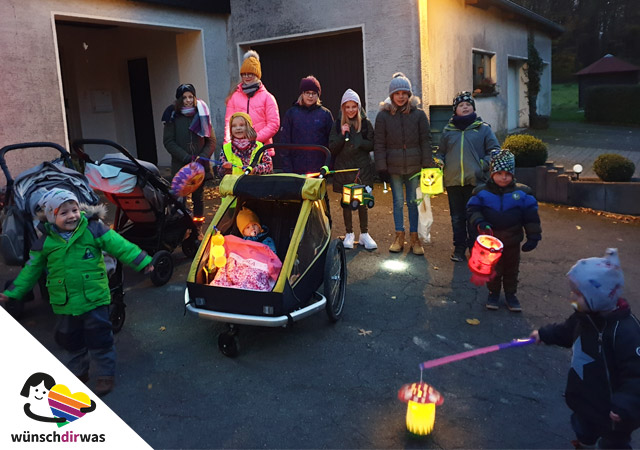 Kinder sammeln Spenden für wünschdirwas