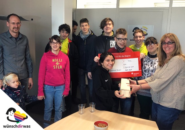 Spendenübergabe Förderschule Linnicher Benden