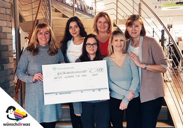 Injoy Spendenübergabe für wünschdirwas