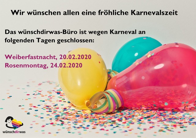 Karneval wünschdirwas