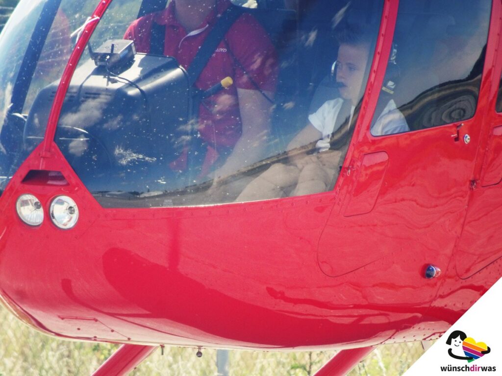 Gisosue Wunsch wird wahr - Hubschrauberflug