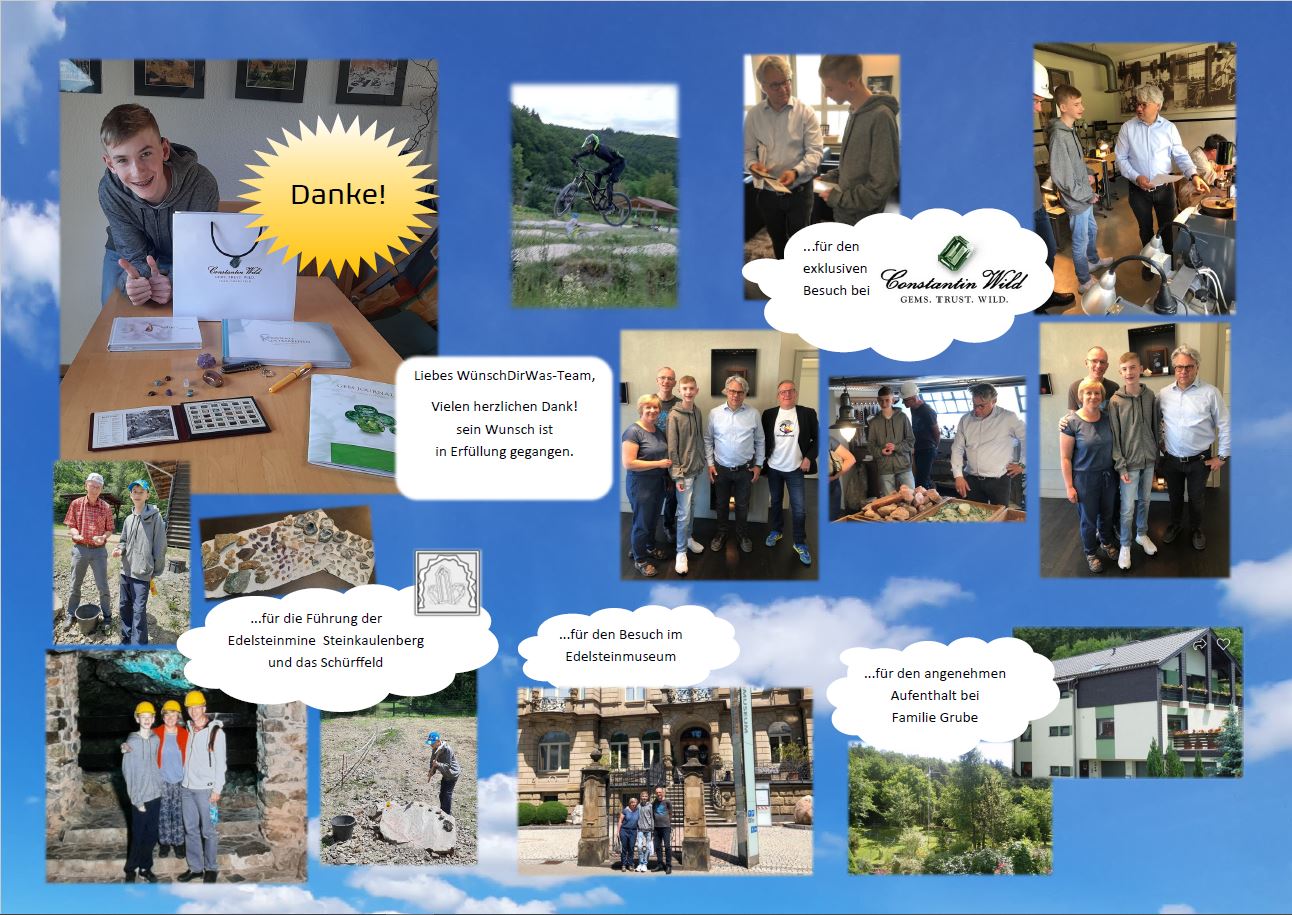 Alex Collage Wunscherfüllung Edelstein Steinkaulenberg