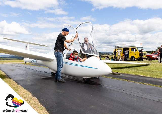Yusuf macht einen Segelflug - Wunscherfüllung