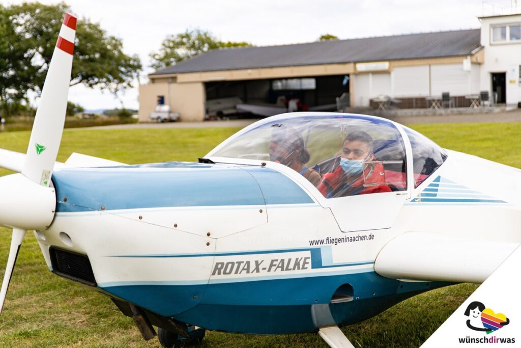 Yusuf macht einen Segelflug - Wunscherfüllung