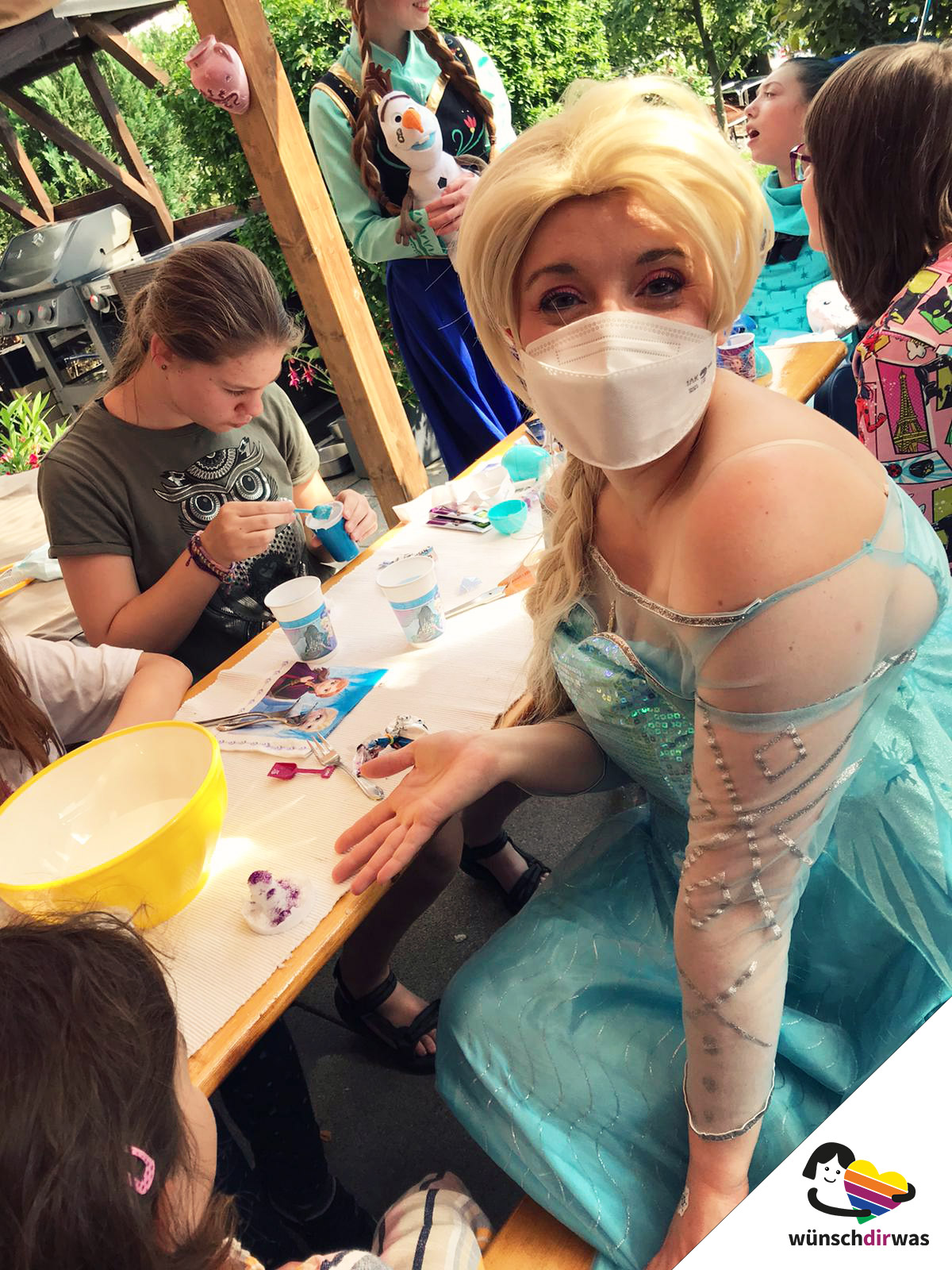 Prinzessinnenparty mit Mia und Helden für Herzen